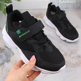Atletico Pantofi sport pentru copii cu velcro negru AbcKids B012310219 1