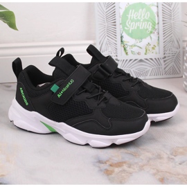 Atletico Pantofi sport pentru copii cu velcro negru AbcKids B012310219 2