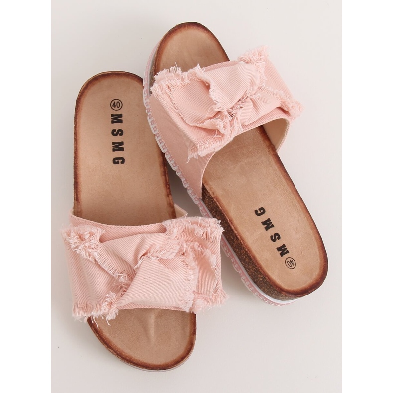 BM Papuci Feary Pink pentru femei roz 1 BM Papuci Feary Pink pentru femei roz 1