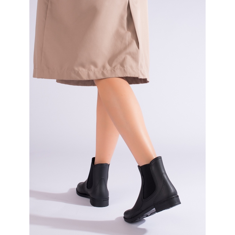 T.Sokolski T. Sokolski galoșuri negre pentru femei negru 1