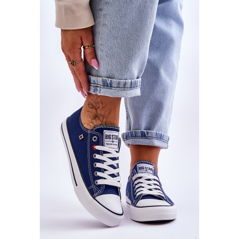 Pantofi de damă Big Star T274021 Bleumarin albastru 1