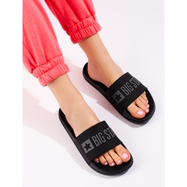 Papuci negri dama Big Star FF274A200906 negru 1