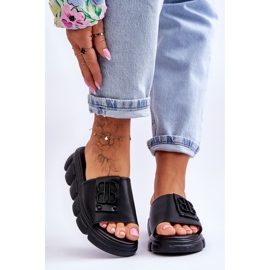 Vinceza Papuci De Dama Platforma Cu Decorat Negru Monroe 1