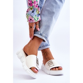 Vinceza Papuci De Damă Platformă Cu Decor Bej Monroe 2