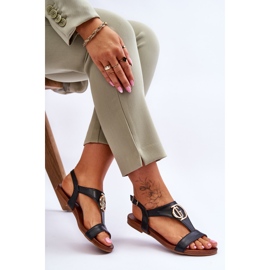 Sandale Plate S.Barski KV-5541-32 Negru 1