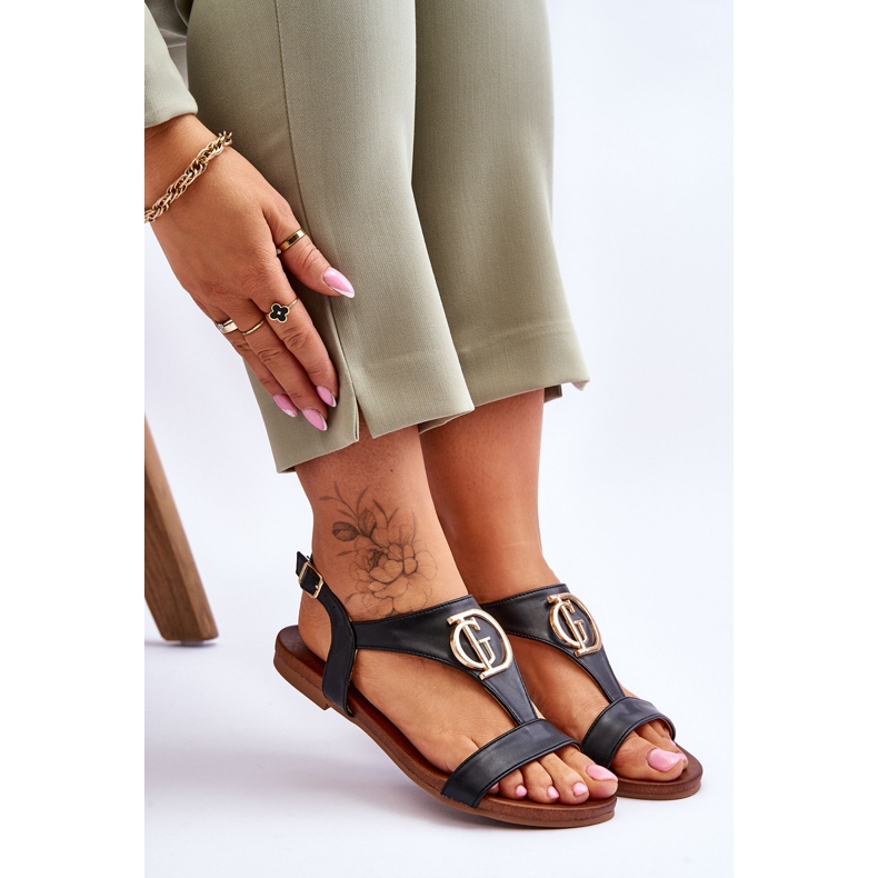 Sandale Plate S.Barski KV-5541-32 Negru 2