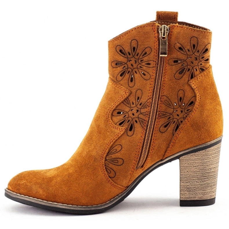 Olivier Tocuri înalte deschise Lena roșu portocale 1