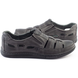 Polbut Încălțăminte ajurată pentru bărbați 06 pentru vară Gri 2