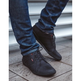 Polbut Încălțăminte casual pentru bărbați R3 Perforation Black negru 1