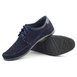 KOMODO Încălțăminte Mocasini pentru bărbați 875 bleumarin albastru 1