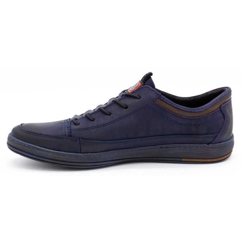 Polbut Pantofi casual din piele pentru bărbați K22 bleumarin cu maro albastru marin multicolor 1 Polbut Pantofi casual din piele pentru bărbați K22 bleumarin cu maro albastru marin multicolor 1