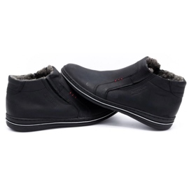 Polbut Cizme de iarnă pentru bărbați negre 381 negru 1