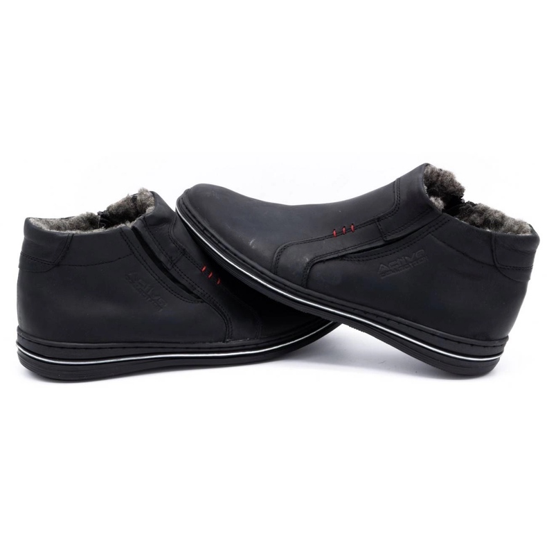 Polbut Cizme de iarnă pentru bărbați negre 381 negru 1 Polbut Cizme de iarnă pentru bărbați negre 381 negru 1