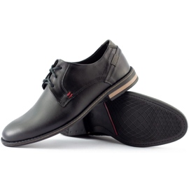 KOMODO Pantofi bărbați eleganți 859 negri negru 2