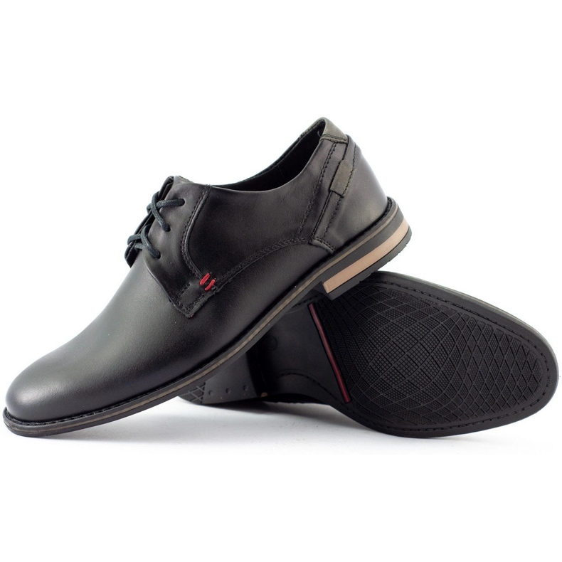 KOMODO Pantofi bărbați eleganți 859 negri negru 2