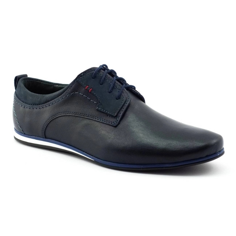 Pantofi bărbați eleganți pentru blugi 731 bleumarin albastru 1