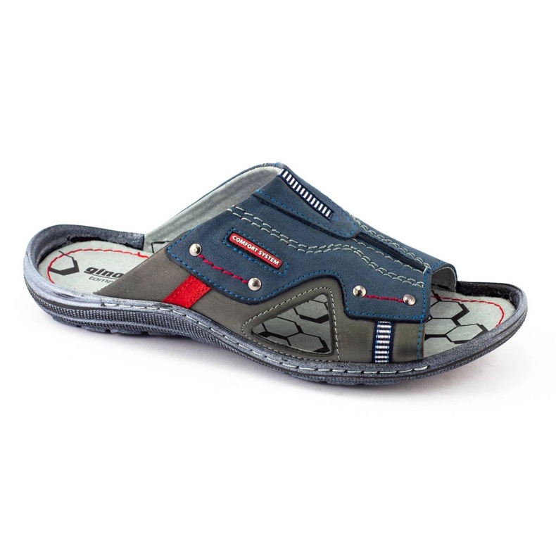 Papuci bărbați 334GT bleumarin albastru marin 1