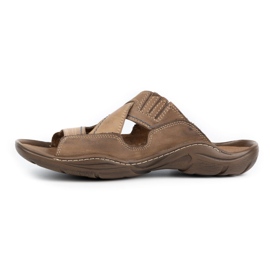 Mario Pala Papuci bărbați maro 400 2