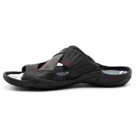 Mario Pala Papuci bărbați 400 negri negru 2