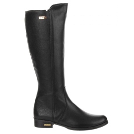 Olivier Cizme negre Ana, bob negru 1