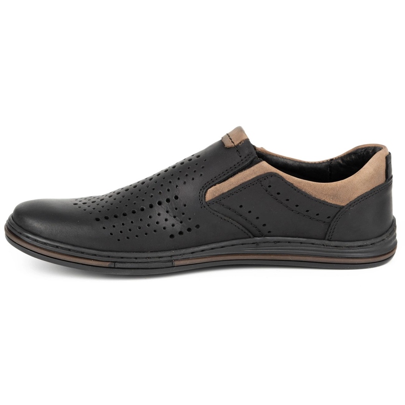 Polbut Brogues pentru bărbați 401 Summer Black negru 2