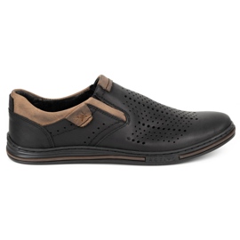 Polbut Brogues pentru bărbați 401 Summer Black negru 1