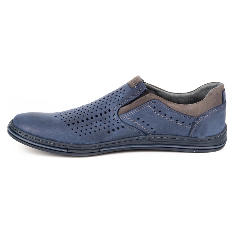 Polbut Brogues pentru bărbați 401 Summer Navy Blue albastru marin 2