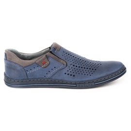 Polbut Brogues pentru bărbați 401 Summer Navy Blue albastru marin 1