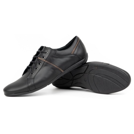 Polbut Pantofi negri pentru bărbați C25 negru 2