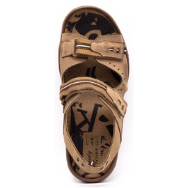 Mario Pala 448 sandale bărbătești maro 1