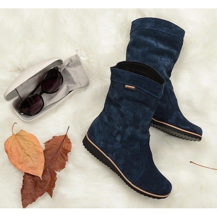 Olivier Cizme din piele Emi Warm Blue albastru 1