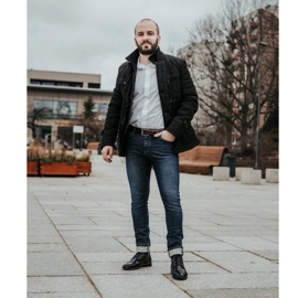 KENT Cizme Chelsea din piele pentru bărbați 287D Św negru 2