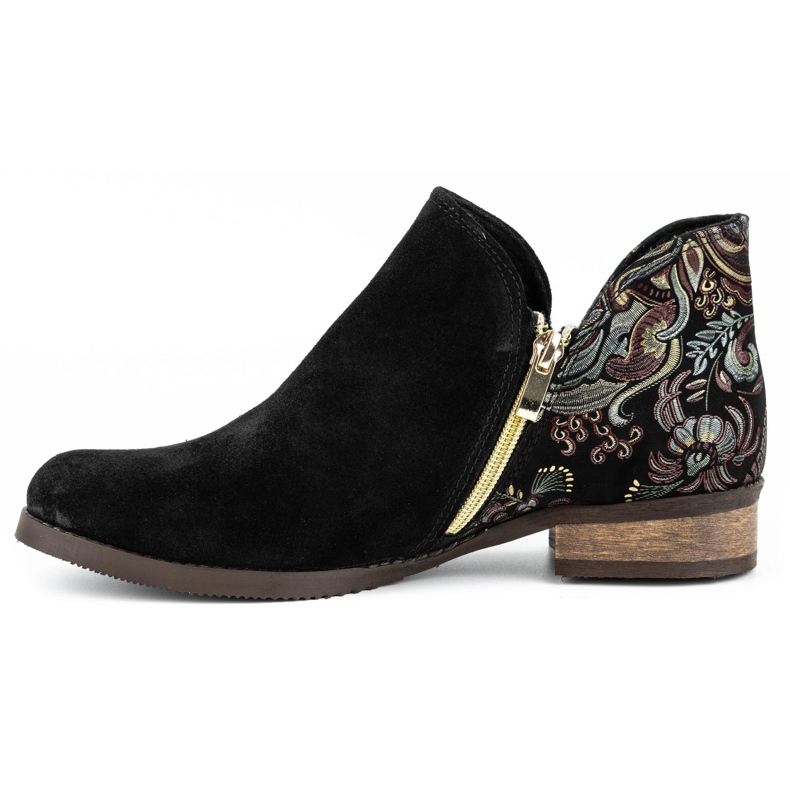 Olivier Cizme confortabile pentru femei Silvia negre negru 1