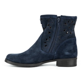 Olivier Cizme confortabile Alice bleumarin deschis albastru 1