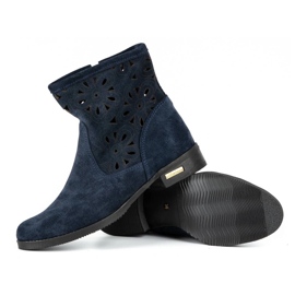 Olivier Cizme confortabile Alice bleumarin deschis albastru 3