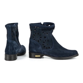 Olivier Cizme confortabile Alice bleumarin deschis albastru 4