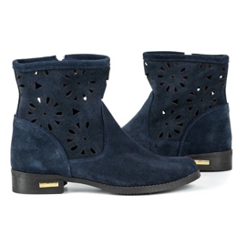 Olivier Cizme confortabile Alice bleumarin deschis albastru 5