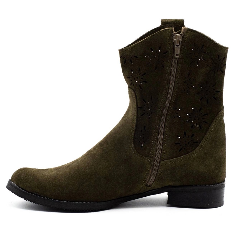 Olivier Cizme ajurate verzi Janet confortabile verde 1