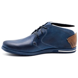 Polbut Încălțăminte izolată pentru bărbați C37F bleumarin cu alb albastru marin multicolor 1