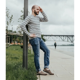 Polbut Mocasini din piele pentru bărbați 2105P olive verde 1 Polbut Mocasini din piele pentru bărbați 2105P olive verde 1