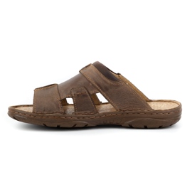 Polbut Papuci bărbați 358 maro 1