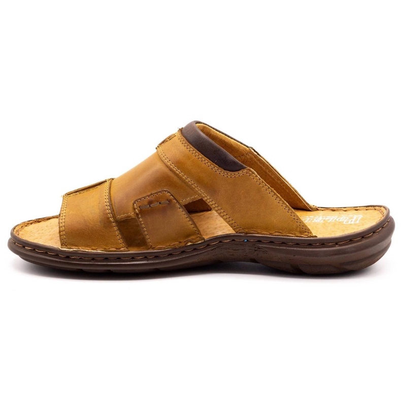 Polbut Papuci bărbați 358 roșii portocale 1