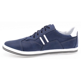 Polbut Pantofi casual pentru bărbați 1801 bleumarin cu alb albastru 1