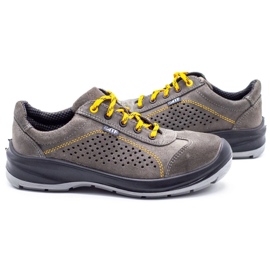 ŁUKPOL Pantofi de lucru pentru bărbați Grey Techwork 1128 gri 6