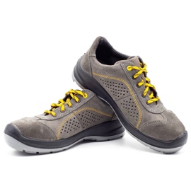 ŁUKPOL Pantofi de lucru pentru bărbați Grey Techwork 1128 gri 7