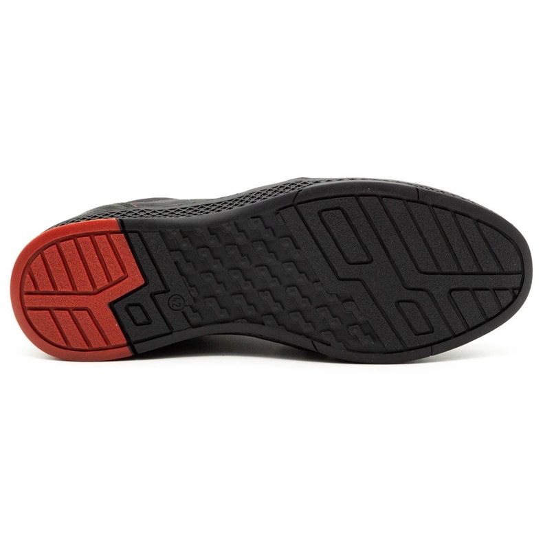 Joker Pantofi casual din piele pentru bărbați 322/2 negri negru 1