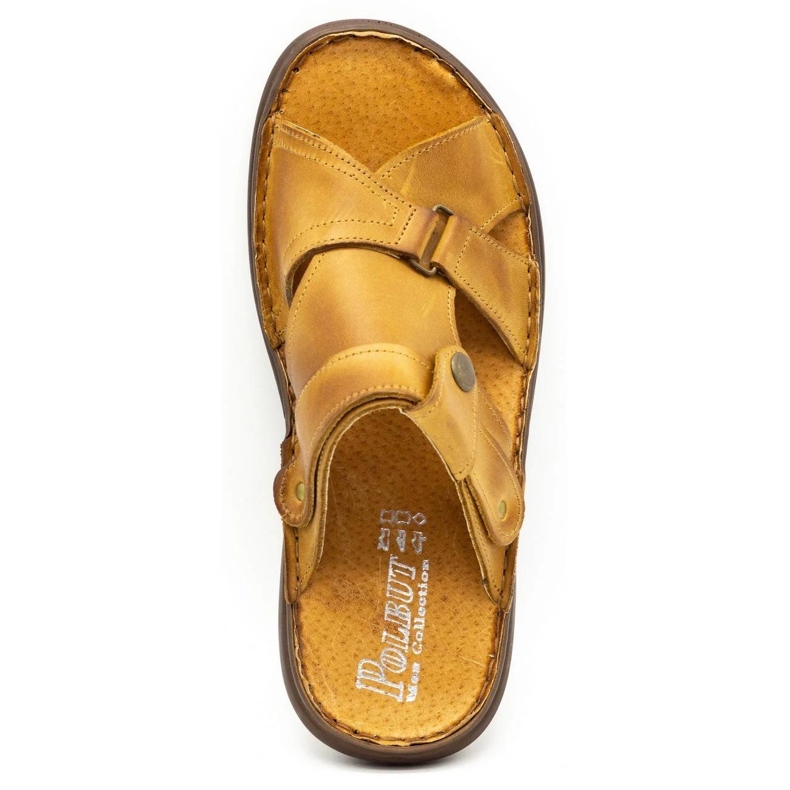 Polbut Papuci bărbați 024 roșu portocale 2