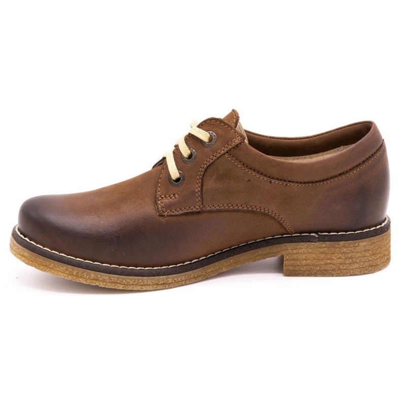 ButBal Pantofi de dama din piele 656B maro 1 ButBal Pantofi de dama din piele 656B maro 1
