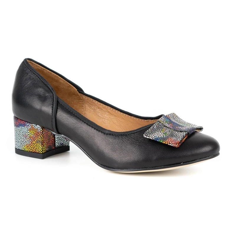 Olivier Pantofi pentru femei piele tocuri înalte 2261 negru 1