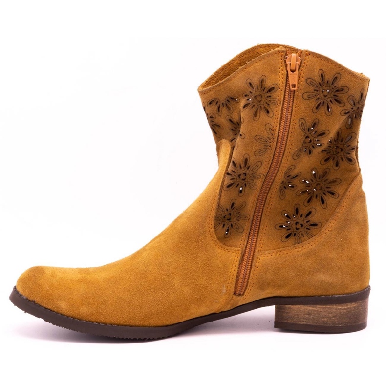 Olivier Cizme confortabile Janet de cală roșie portocale 1 Olivier Cizme confortabile Janet de cală roșie portocale 1